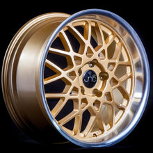 JNC016 | Gold Machined Lip  | 18x9.5 | 5x114.3 | +25mm | CB: 73.1