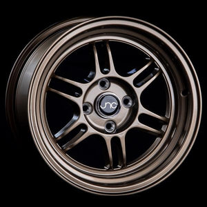 JNC021 | Matte Bronze | 17x9.5 | 4x100/4x114.3 | +15mm | CB: 73.1