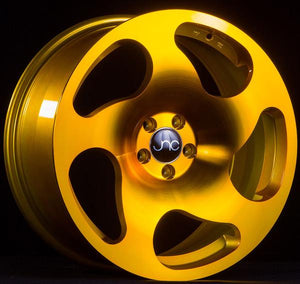 JNC036 | Transparent Gold | 18x9.5 | 5x112 | +38mm | CB: 66.66