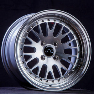 JNC001 | Silver Machined Face | 17x9 | 5x100/5x114.3 | 20+mm | CB: 73.1