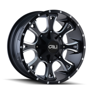 ANARCHY 9103 | SATIN BLACK/MILLED SPOKES | 5x139.7/5x150 | 20X9 | +18mm