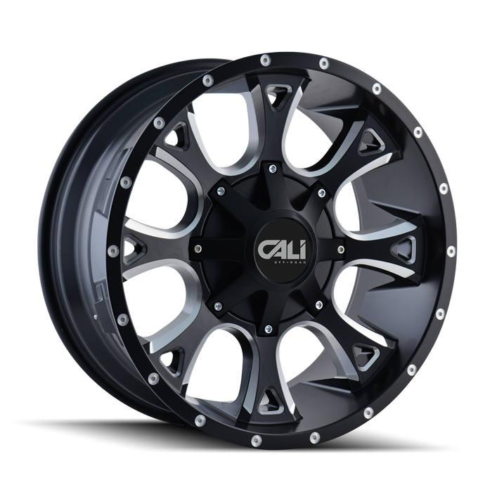 ANARCHY 9103 | SATIN BLACK/MILLED SPOKES | 5x139.7/5x150 | 20X9 | +18mm