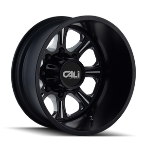 BRUTAL 9105 | REAR BLACK/MILLED SPOKES | 8x170 | 20X8.25 | -180mm