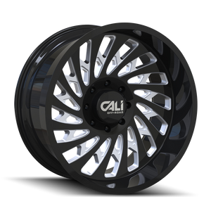 SWITCHBACK 9108 | GLOSS BLACK/MILLED | 6x135 | 20X12 | -51mm