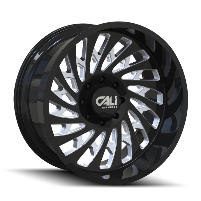 SWITCHBACK 9108 | GLOSS BLACK/MILLED | 6x135 | 20X12 | -51mm