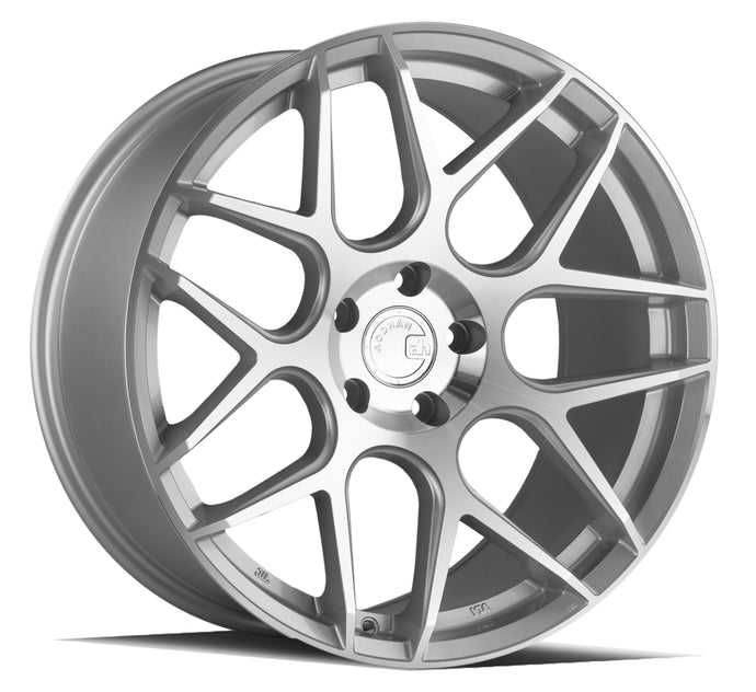 AFF2 | Gloss Silver Machined Face | 19x9.5 | 5x112 | +35mm | CB66.6