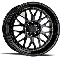 AH02 | Gloss Black ( Gold Rivet) | 17x8 | 4x100/114.3 | +35mm | CB73.1