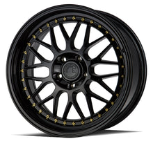 AH02 | Gloss Black ( Gold Rivet) | 18x8.5 | 5x100 | +35mm | CB73.1