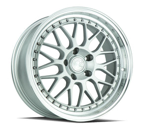 AH02 | Silver w/ Machined Lip | 18x8.5 | 5x120 | +35mm | CB72.6