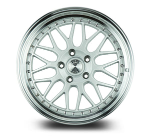 AH02 | Silver w/ Machined Lip | 18x8.5 | 5x120 | +35mm | CB72.6