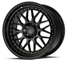 AH02 | Gloss Black ( Gold Rivet) | 18x9.5 | 5x100 | +35mm | CB73.1