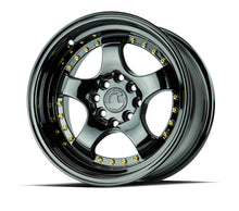 AH03 | Full Golss Black ( Gold Rivet) | 15x8 | 4x100/114.3 | +20mm | CB73.1