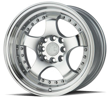 AH03 | Silver Machined Face And Lip | 15x8 | 4x100/114.3 | +20mm | CB73.1