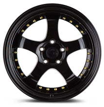 AH03 | Full Golss Black ( Gold Rivet) | 18x9.5 | 5x114.3 | +30mm | CB73.1