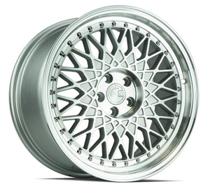 AH05 | Silver Machined Face And Lip | 18x8.5 | 5x100 | +35mm | CB73.1