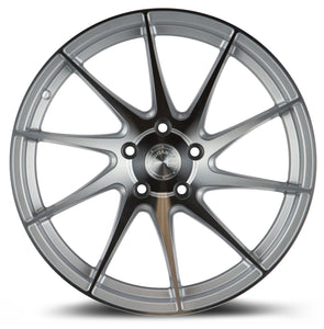 AH09 | Gloss Silver Machined Face | 18x9.5 (Passenger Side) | 5x112 | +35mm | CB73.1