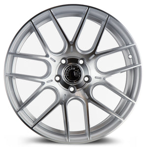 AH-X | Gloss Silver Machined Face | 18x8.5 | 5x120 | +35mm | CB72.6