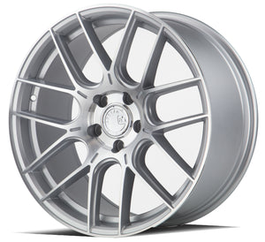 AH-X | Gloss Silver Machined Face | 18x8.5 | 5x120 | +35mm | CB72.6