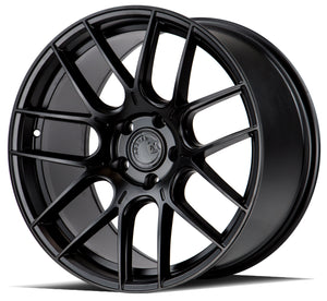 AH-X | Matte Black | 18x9.5 | 5x120 | +35mm | CB72.6