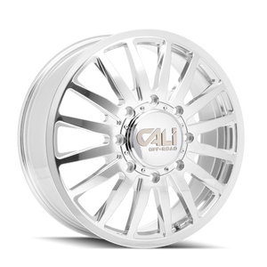 SUMMIT DUALLY 9110D | POLISHED/MILLED SPOKES | 8x165.1 | 20X8.25 | +115mm