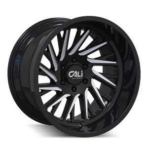 PURGE 9114 | GLOSS BLACK/MILLED SPOKES | 8x170 | 20X10 | -25mm