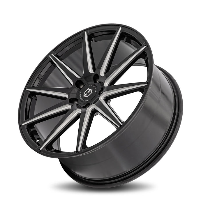 Curva | Gloss Black Milled | 20x10.5 | +35mm | CB73.1