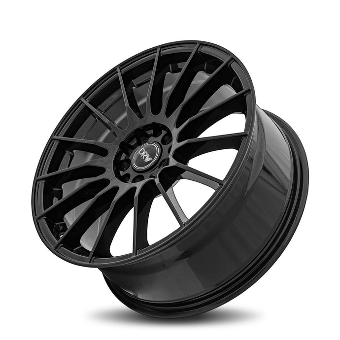 DRW | Gloss Black Machine Face | 18x8 | 5x110/114.3 | +40mm | CB73.1