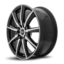 DRW | Gloss Black Machine Face | 18x7.5 | 5x108/114.3 | +40mm | CB73.1