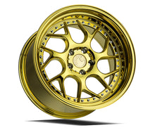 DS01 | Gold Vacuum W/ Chrome Rivets | 18x10.5 | 5x114.3 | +22mm | CB73.1