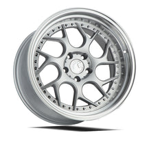 DS01 | Silver Machined Lip w/Chrome Rivets | 18x9.5 | 5x114.3 | +22mm | CB73.1