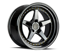 DS05 | Black Vacuum W /Gold Rivets | 18x10.5 | 5x114.3 | +22mm | CB73.1