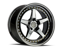 DS05 | Black Vacuum W /Gold Rivets | 18x9.5 | 5x114.3 | +22mm | CB73.1