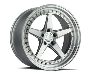 DS05 | Silver w/Machined Face | 18x9.5 | 5x114.3 | +22mm | CB73.1