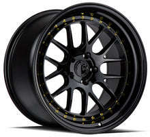 DS06 | Gloss Black W /Gold Rivets | 18x10.5 | 5x114.3 | +22mm | CB73.1