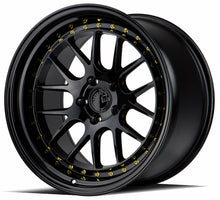 DS06 | Gloss Black W /Gold Rivets | 18x10.5 | 5x114.3 | +22mm | CB73.1