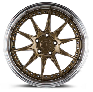 DS07 | Bronze w/Machined Lip | 18x9.5 | 5x114.3 | +22mm | CB73.1