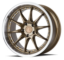 DS07 | Bronze w/Machined Lip | 18x9.5 | 5x114.3 | +22mm | CB73.1