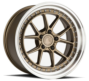 DS08 | Bronze w/Machined Lip | 18x8.5 | 5x114.3 | +35mm | CB73.1