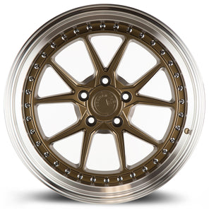 DS08 | Bronze w/Machined Lip | 18x8.5 | 5x120 | +35mm | CB72.6