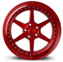 DS09 | Candy Red w/ (Chrome Rivets) | 18x8.5 | 5x100 | +35mm | CB73.1