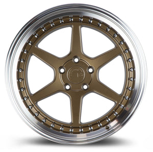 DS09 | Bronze w/Machined Lip | 19x9.5 | 5x114.3 | +22mm | CB73.1