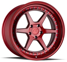 DS09 | Candy Red w/ (Chrome Rivets) | 19x9.5 | 5x114.3 | +22mm | CB73.1