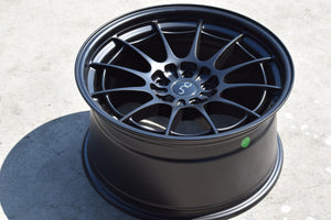 JNC033 | Matte Black | 18x9.5 | Blank | +35mm | CB: 73.1