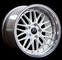 JNC005 | White Machine Lip | 17x9.5 | 5x100 | +32mm | CB: 73.1