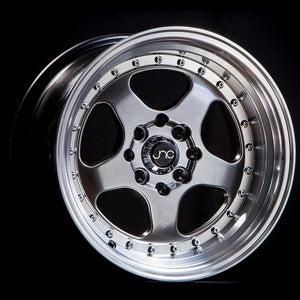 JNC010 | Gunmetal Machined Lip | 18x9 | 5x112 | +30mm | CB: 66.66