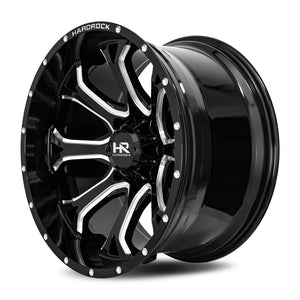 Hardrock | BloodShot Xposed | Gloss Black Milled | 22x12 | 5x150 | -51mm | CB110.3