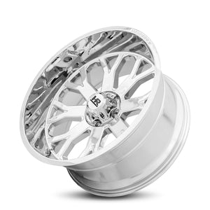 Hardrock | Slammer XPosed | Chrome | 24x12 | 8x180 | -44mm | CB124.3