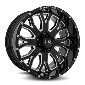 Hardrock | Slammer XPosed | Gloss Black Milled | 20x10 | 6x139.7 | -19mm | CB108