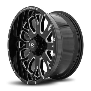 Hardrock | Slammer XPosed | Gloss Black Milled | 20x10 | 6x139.7 | -19mm | CB108