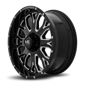 Hardrock | Slammer XPosed | Gloss Black Milled | 20x9 | 8x180 | 0mm | CB124.3